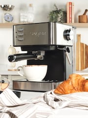 Salter Silver Manual Espresso Machine - Image 1 of 6