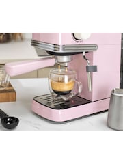 Salter Pink Retro Espresso Machine - Image 2 of 6