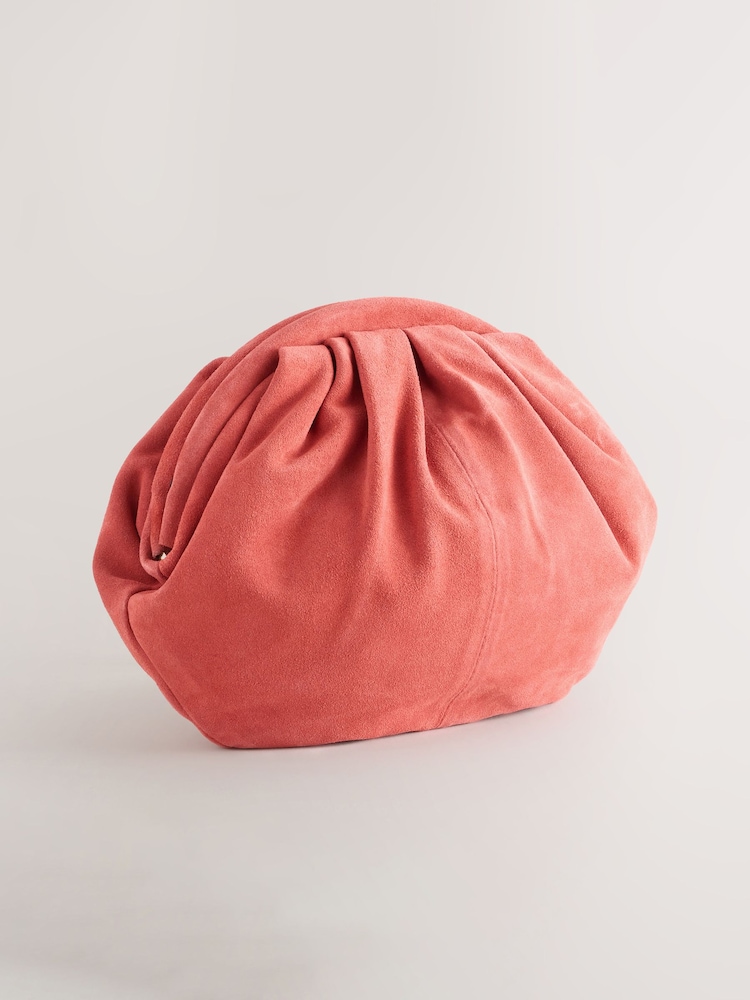 Naranja - Bolso estilo cartera de cuero con cierre a presión - Imagen 2 de 7 Naranja - Bolso estilo cartera de cuero con cierre a presión - Imagen 2 de 7