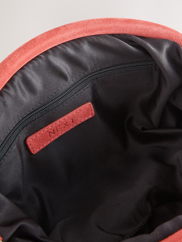 Naranja - Bolso estilo cartera de cuero con cierre a presión - Imagen 7 de 7 Naranja - Bolso estilo cartera de cuero con cierre a presión - Imagen 7 de 7