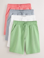 Multi Blue/Green/Coral/White Regular Fit Basic Shorts (3-16yrs) - Image 1 of 8