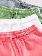 Multi Blue/Green/Coral/White Regular Fit Basic Shorts (3-16yrs) - Image 7 of 8