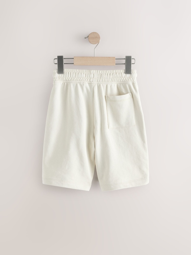 Crema - Pantalones cortos básicos (3-16 años) - Imagen 2 de 4