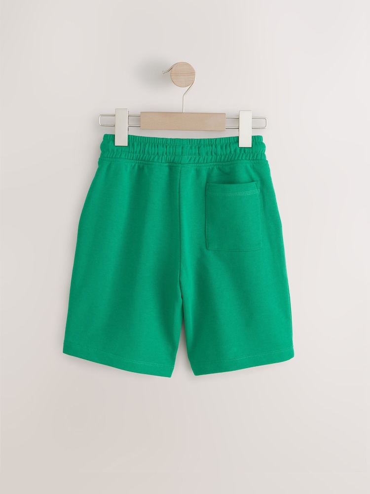 Verde botella - Pantalones cortos básicos (3-16 años) - Imagen 2 de 4