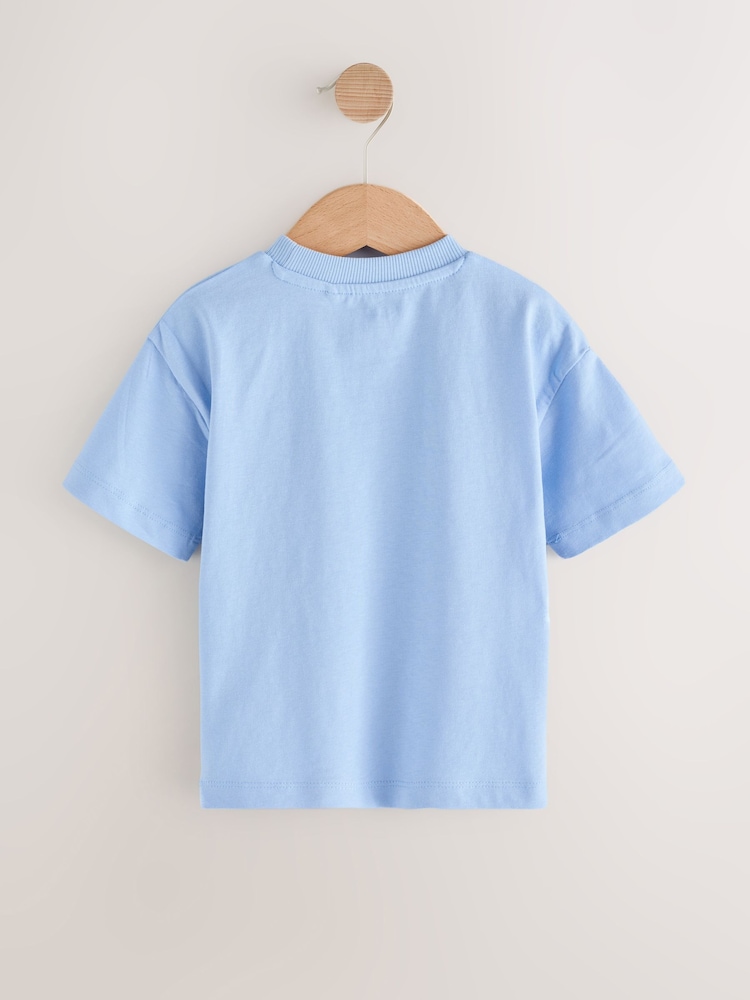 Blue Bear Simple Short Sleeve T-Shirt (3mths-7yrs) - Image 2 of 4