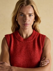 Joules Holly Red Knitted Vest - Image 4 of 10