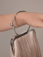 Nude/Pink Tassel Ring Bag - Image 3 of 8