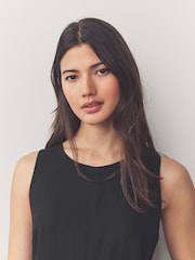 Black Linen Sleeveless Jumpsuit - Image 4 of 8
