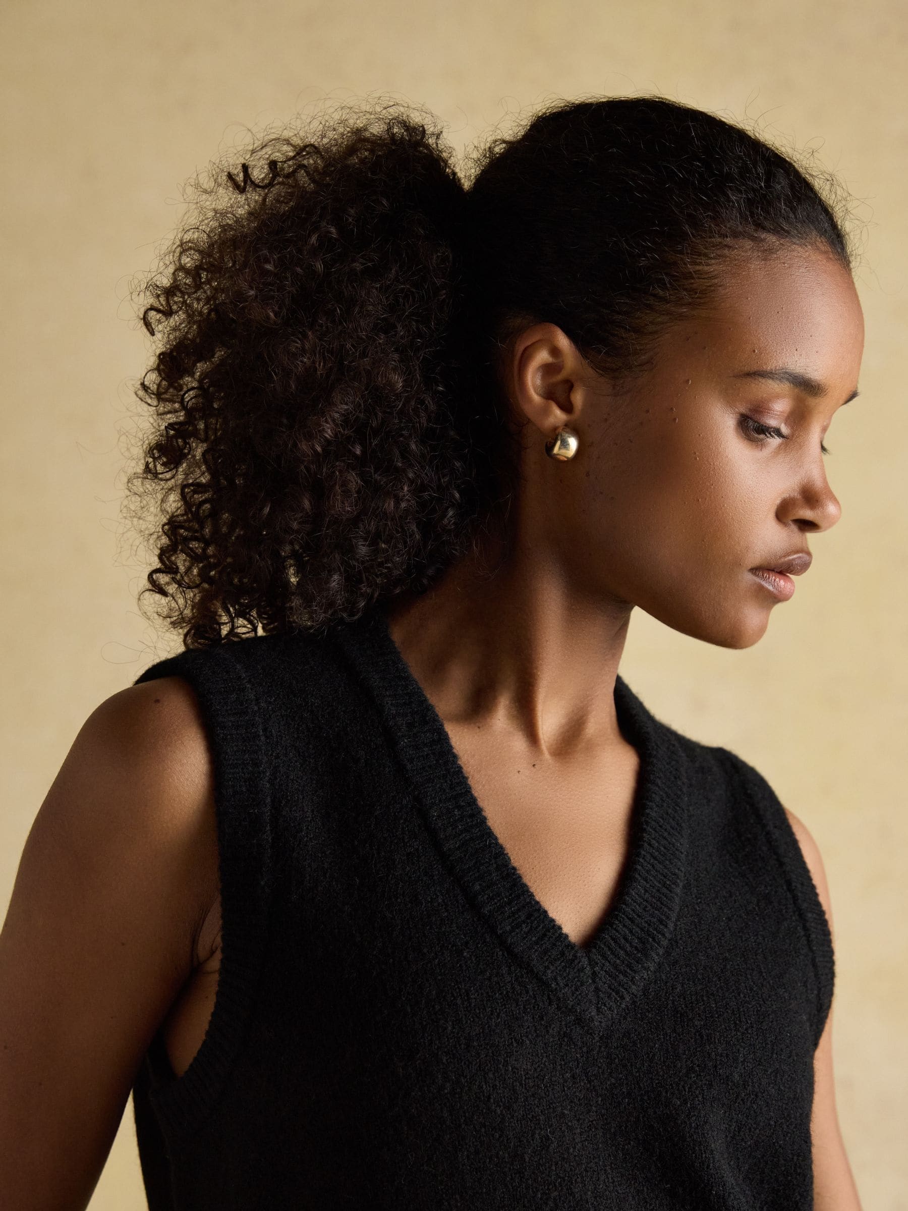 Buy Joules Holly Black V-Neck Longline Knitted Vest from Next USA