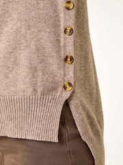 Roman Natural Soft Roll Neck Knit Jumper - Image 6 of 6