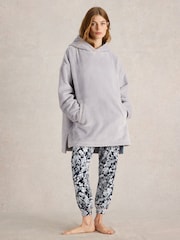 White Stuff Grey Clover Cosy Snuggle Hoodie - Image 1 of 6