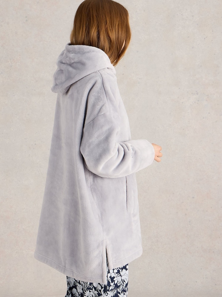 White Stuff Grey Clover Cosy Snuggle Hoodie - Image 2 of 6