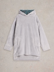 White Stuff Grey Clover Cosy Snuggle Hoodie - Image 5 of 6