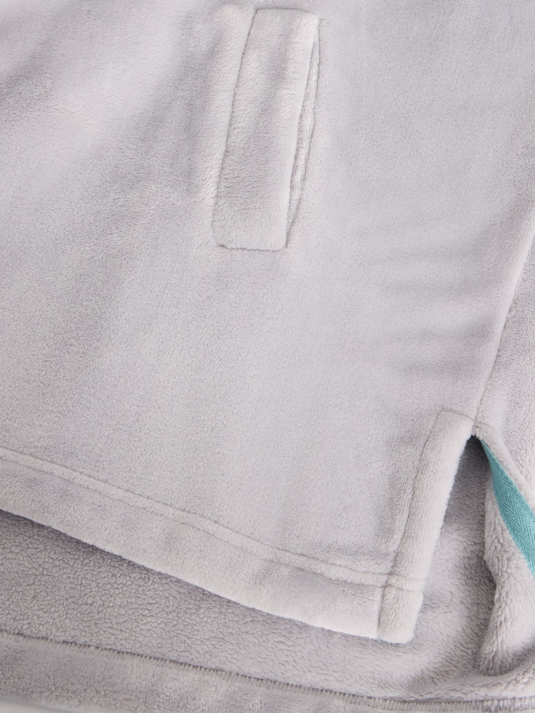 White Stuff Grey Clover Cosy Snuggle Hoodie - Image 6 of 6