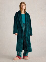 White Stuff Green Clover Cosy Dressing Gown - Image 1 of 6