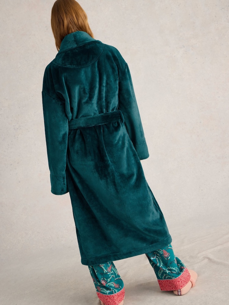 White Stuff Green Clover Cosy Dressing Gown - Image 2 of 6