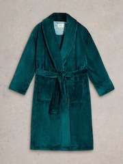 White Stuff Green Clover Cosy Dressing Gown - Image 5 of 6