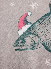 White Stuff Grey Jingle Scales Graphic T-Shirt - Image 6 of 6