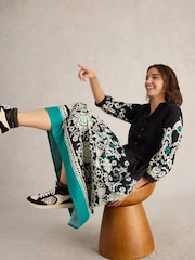 White Stuff Black Alice Shirt Dress - Image 3 of 6