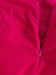 White Stuff Pink Coral Velvet Skirt - Image 6 of 6