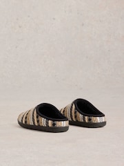 White Stuff Grey Knitted Mule Slippers - Image 3 of 4