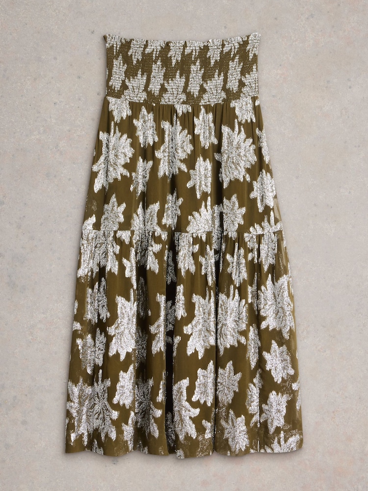 White Stuff Phoebe Jacquard-Maxirock - Bild 6 von 6