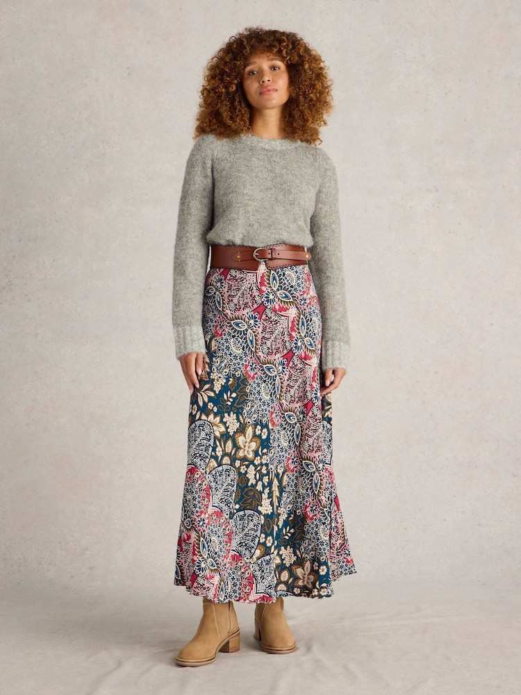 White Stuff Green Hope Bias Cut Maxi Skirt - Image 1 of 6 White Stuff Green Hope Bias Cut Maxi Skirt - Image 1 of 6