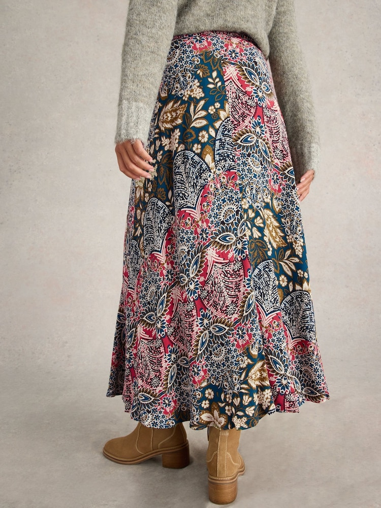 White Stuff Green Hope Bias Cut Maxi Skirt - Image 2 of 6 White Stuff Green Hope Bias Cut Maxi Skirt - Image 2 of 6