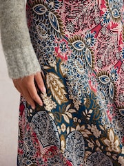 White Stuff Green Hope Bias Cut Maxi Skirt - Image 4 of 6