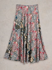 White Stuff Green Hope Bias Cut Maxi Skirt - Image 5 of 6