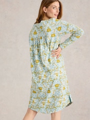 White Stuff Blue Eva Jersey Nightie - Image 2 of 6
