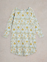 White Stuff Blue Eva Jersey Nightie - Image 5 of 6