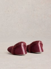 White Stuff Red Reya Closed Back Slippers - Image 3 of 4