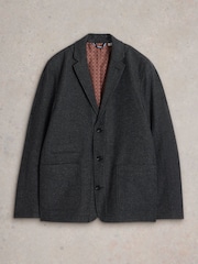 White Stuff Grey McKay Wool Blazer - Image 5 of 6