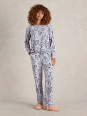 White Stuff Fern Jersey Pyjamas Bottom - Image 1 of 6