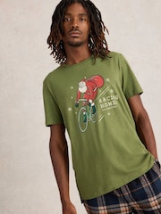 White Stuff Green Racing Home Graphic T-Shirt - Image 1 of 6