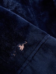 White Stuff Blue Clover Cosy Dressing Gown - Image 6 of 6