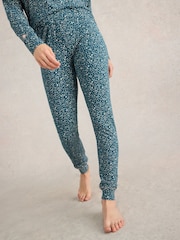 White Stuff Green Selena Jersey Leggings - Image 3 of 6