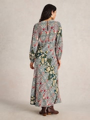 White Stuff Green Hope Bias Cut Dress - Image 2 of 6
