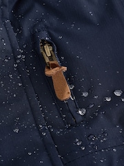 Navy Waterproof Borg Lined Parka Coat (3mths-7yrs) - Image 9 of 12