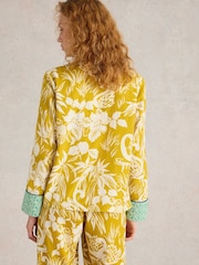 Geel - White Stuff Nina Organic Pyjamas Shirt - Image 2 of 6