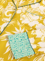 Geel - White Stuff Nina Organic Pyjamas Shirt - Image 6 of 6