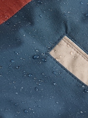 Navy/Red Colourblock Waterproof Borg Lined Parka Coat (3mths-7yrs) - Image 4 of 6
