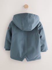 Grau - Wasserdichter Parka mit Sherpa-Futter (3 Monate bis 7 Jahre) - Bild 4 von 9