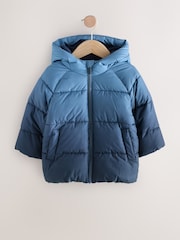 Blue Dip-Dye Padded Coat (3mths-7yrs) - Image 5 of 9