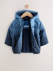 Blue Dip-Dye Padded Coat (3mths-7yrs) - Image 6 of 9