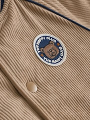Neutral Cord Varsity Bomber Jacket (3mths-7yrs) - Image 7 of 8