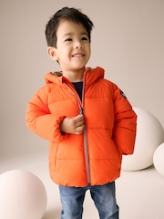 Orange Padded Coat (3mths-7yrs) - Image 1 of 9