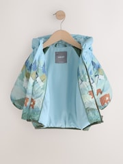 Green Scene Print Padded Coat (3mths-7yrs) - Image 6 of 10