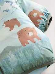 Green Scene Print Padded Coat (3mths-7yrs) - Image 9 of 10